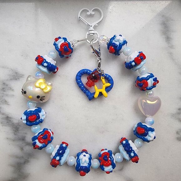 Stanley Straw Cover & Keychain, Phone Charm, Purse /Bag Clip Charm,  Hello Kitty - Picture 11 of 11